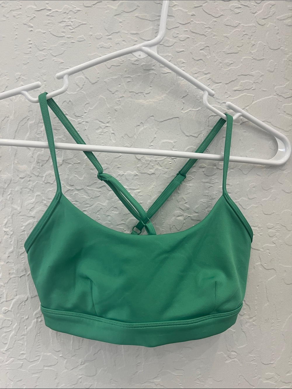 ALO Yoga Emerald Green Strappy Sports Bralette